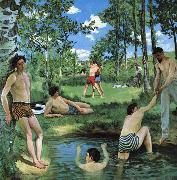 Frederic Bazille Scene d Ete oil painting artist